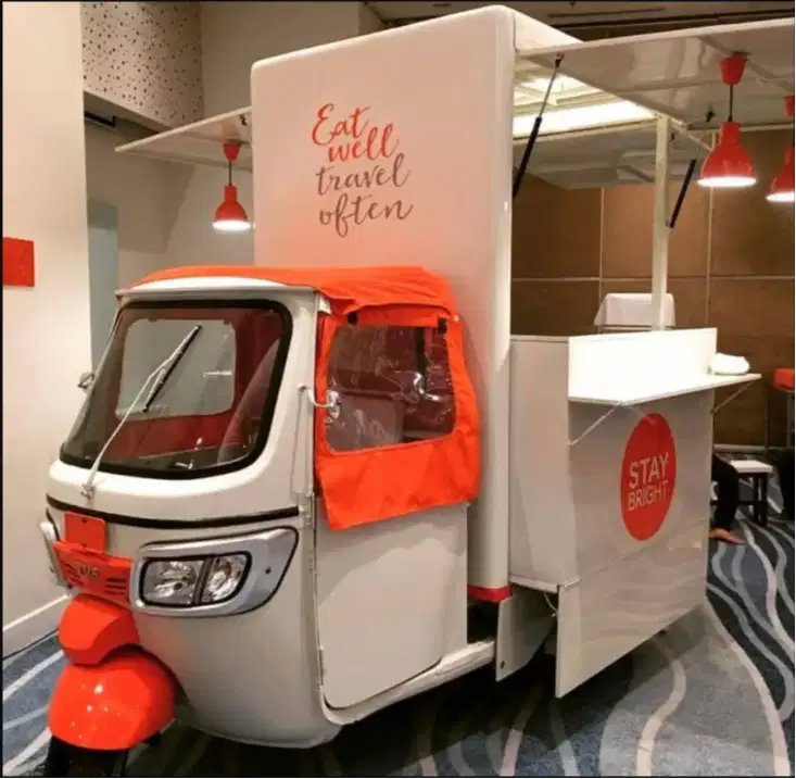 bajaj food truck - usaha kekinian, modal irit, untung selangit!