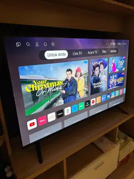 TV 50 inch Smart TV 4K HDR Dolby Coocaa