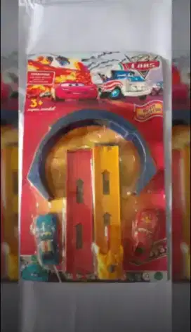 Mobil Track 2 Cars Lightning + Pelontar