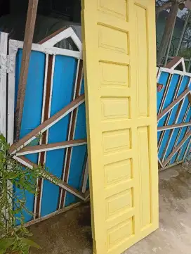 Pintu Meranti ukuran lebar 70 X 185 siap pakai