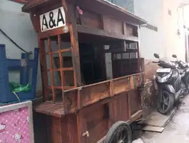 Gerobak bekas warkop