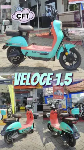 SEPEDA LISTRIK EXOTIC VELOCE 1.5 TOSCA NEW BERGARANSI RESMI