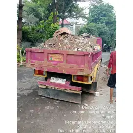 Buang puing/sampah proyek di jakarta selatan 1