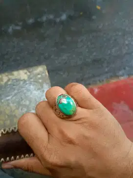 Batu pirus ring perak