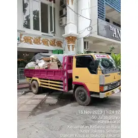 Buang puing/sampah proyek di jakarta selatan 4