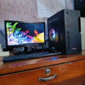 CPU Game/Edit Standar Ram 8 Layar 16Inc Lengkap