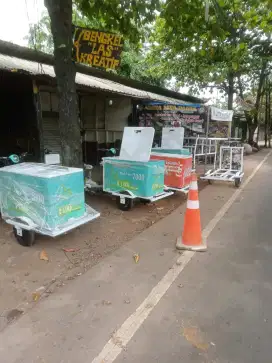 Gerobak cofe/ice sepeda listrik