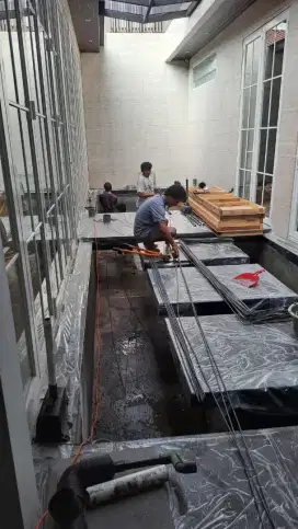 Terima jasa pembuatan kolam koi dan renovasi kolam koi