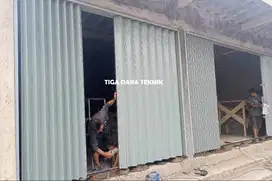 Pintu folding gate harmonika, pasang servis ahli di bandung