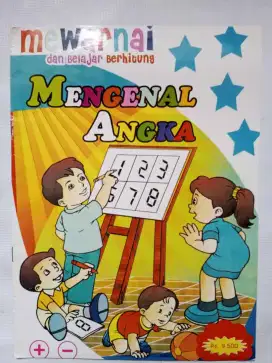 MEWARNAI & BELAJAR BERHITUNG MENGENAL ANGKA UNTUK TAMAN KANAK²(TK)