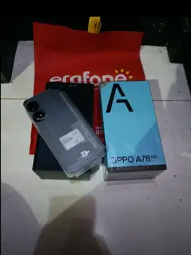 Oppo A78 5G  8/128 fullsst ori resmi mluss like new josss