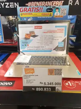 SEGAMPANG ITU CICILAN PAKE HOMECREDIT!! LENOVO IDEAPAD SLIM 1 82V6008A