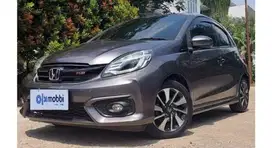 KM Rendah TDP 8,JT Honda Brio 1.2 RS Bensin-AT Abu 2018
