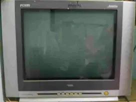 TELEVISI TABUNG 21 IN MERK AKARI+REMOT, KONDISI MATI