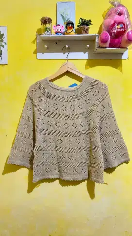 Outer rajut crop coksu