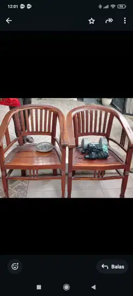 Jual kursi dan meja bahan jati