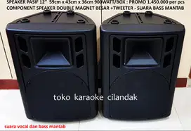 SPEAKER PASIF 12  COCOK UNTUK KARAOKE RESTORAN CAFE wat besar