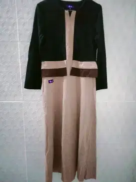 gamis mutif warna coksu hitam