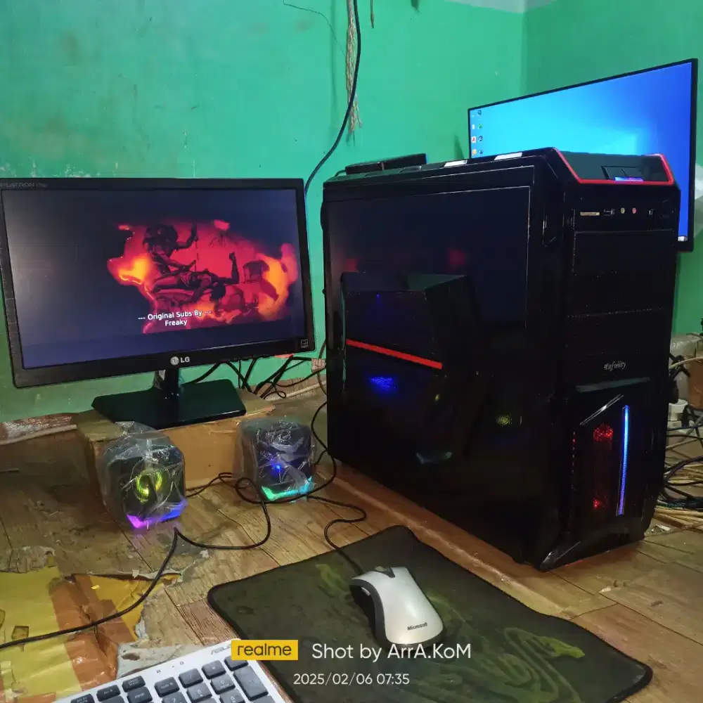 .:: PC CORE I7 GEN 4 LGA 1150 + MONITOR 19
SUPPORT GAMING, DESAIN ::.