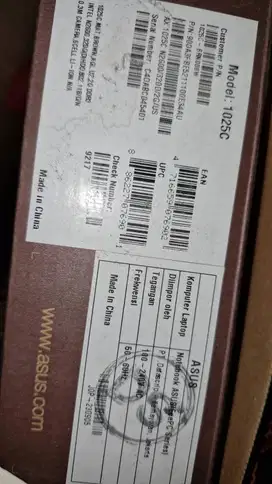 DIJUAL NOTEBOOK ASUS JOGJA