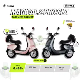 Ofero Magical 2 Pro Lead Acid Garansi Resmi