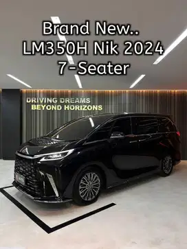 Lexus LM350H Hybrid AT 2024 Hitam 7-Seater