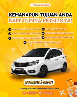 Sewa Mobil Lepas Kunci Mudah Bayar COD, Tanpa DP!