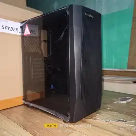 .:: CASING INFINITY SPYDER V2 TEMPERED GLASS SUPPORT ATX ::.