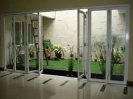 Pasang Kusen Alumunium + Pintu  + Jendela Untuk Kantor + Cat + Kaca