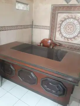 Dijual meja kantor kayu jati