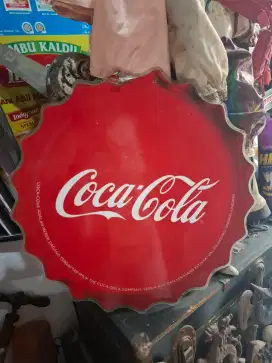 Pajangan Reklame coca cola diameter 50cm