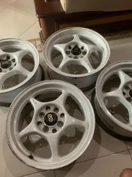 Velg 15 enkei tulang double pcd lobang 4/100/114