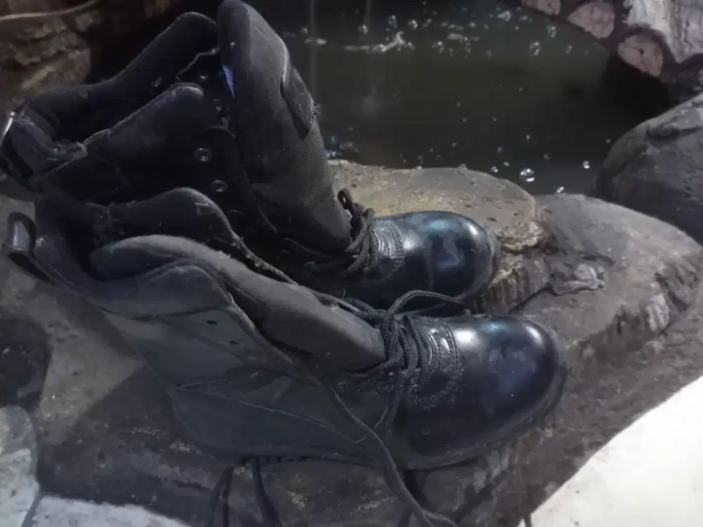 Sepatu Pdl tni polri, securyti.
