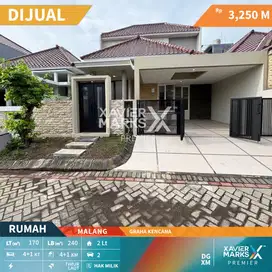 Dijual Rumah Baru Model Minimalis di Graha Kencana Malang