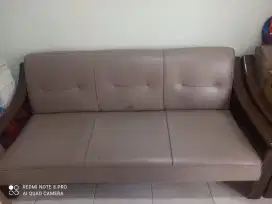 Sofa kayu 1set isi 3pcs