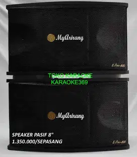 SPEAKER PASIF COCOK UNTUK KARAOKE WARUNG RESTORAN GYM  CAFE SENAM 8