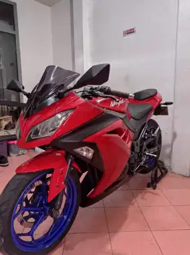 Moge Kawasaki Ninja 250 FI Merah Mulus Siap Pakai