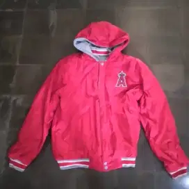 Jaket MLB los angeles angels 2 sisi asli usa