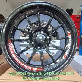 Velg Lenso venom Ring 18x9 pcd 6x139.7
Et 0 Pajero Fortuner