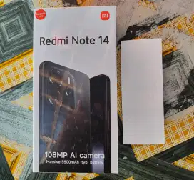 Xiaomi Redmi Note 14 4G 8GB+128GB Black BNIB Garansi Resmi 15 Bulan