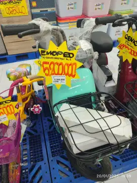 Sepeda Elektronik Genio bisa cicilan bunga ringan