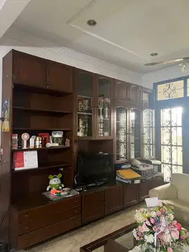 LEMARI KAYU JATI ASLI