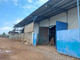 Gudang 1200 m2 samping pintu tol PIK 2