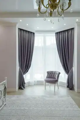 Jual tirai jendela gordyn hordeng gorden wallpaper dinding rollblind v