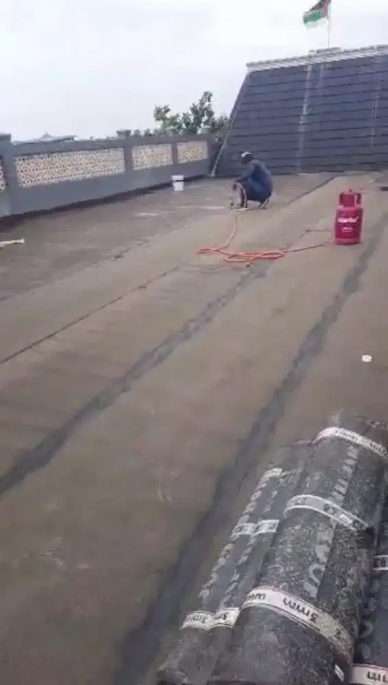 Water profing / lapisan kedap air.