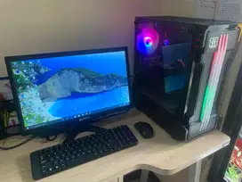 komputer gaming, keyboar mouse logitech mulussss