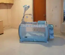 Tempat Tidur Box  Anak Bayi Baby Box BabyElle Premium Besar
