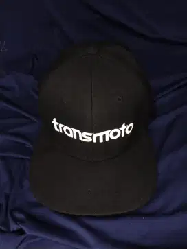 Snapback Hitam Visor Hijau