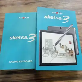 Tab Advan Sketsa 3 Ram 6/128 GB Free Keyboard + Pen + Flip Cover