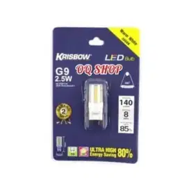 Lampu LED  BULB KRISBOW 3000K WARM WHITE G9 2.5 W